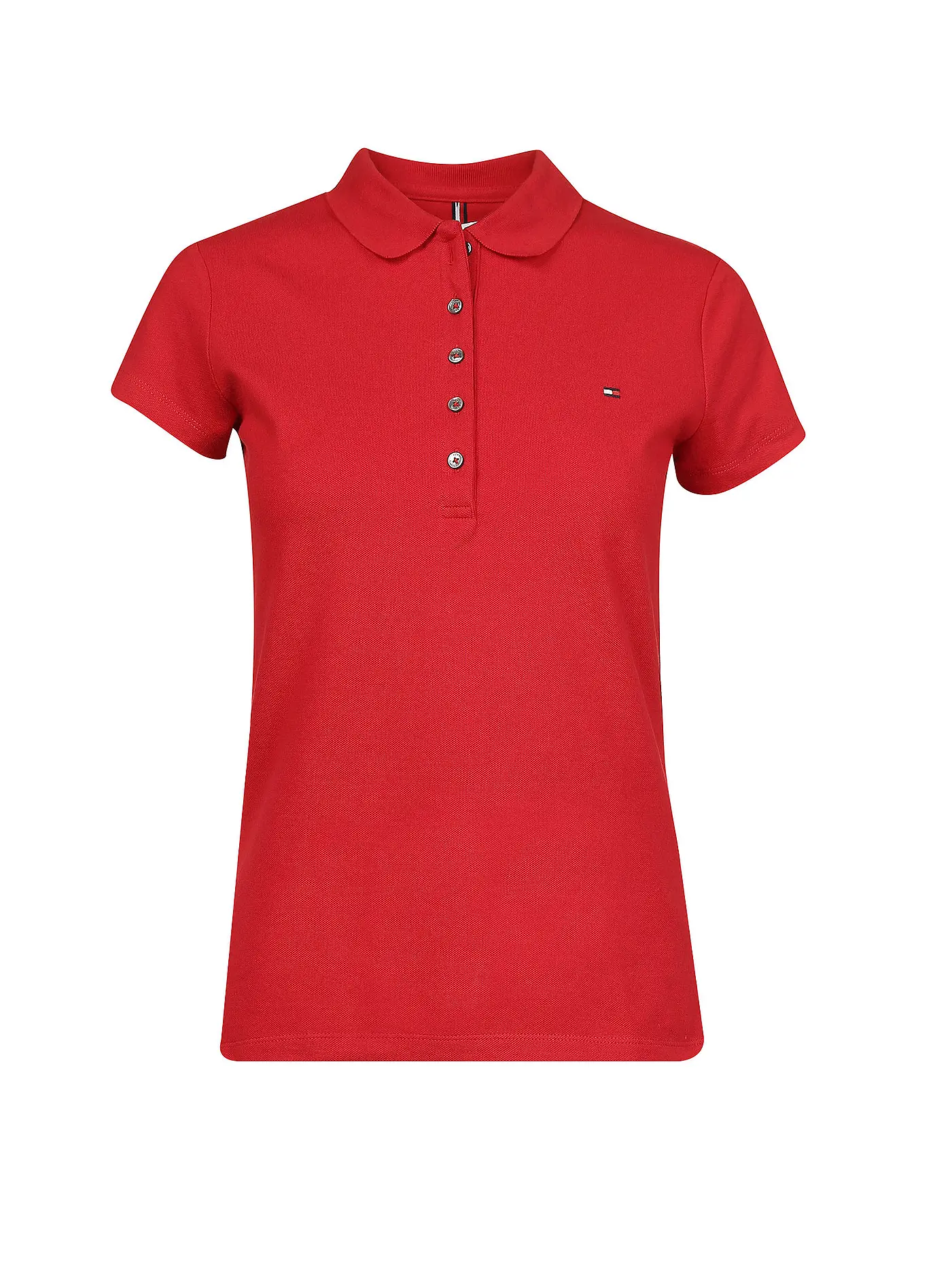 TOMMY HILFIGER | Poloshirt Slim Fit NEW CHIARA | rot